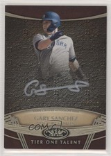 2019 Topps Tier One Talent Silver Ink 7/10 Gary Sanchez #TTA-GS Auto 0h1