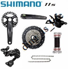 Grupo MTB Shimano SLX M7000 1x11 velocidades RD-M8000 M5100 manivela SL-M7000 11-46T