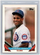 1993 Topps Sammy Sosa #156 Chicago Cubs MLB Baseball Trading Card Base Set