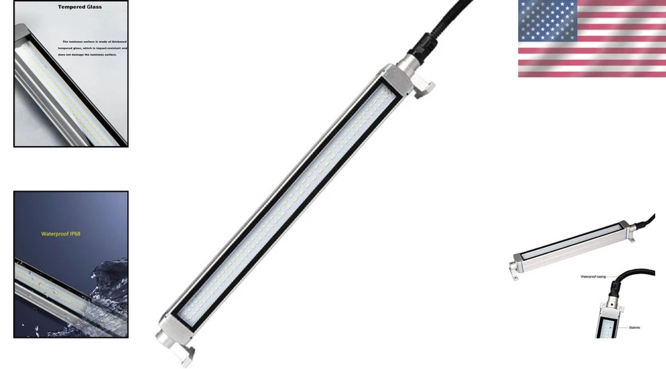 Aluminum 6W LED Tube Light - Explosion Proof, Heat-Resistant, Modern Design - Image 2 of 4