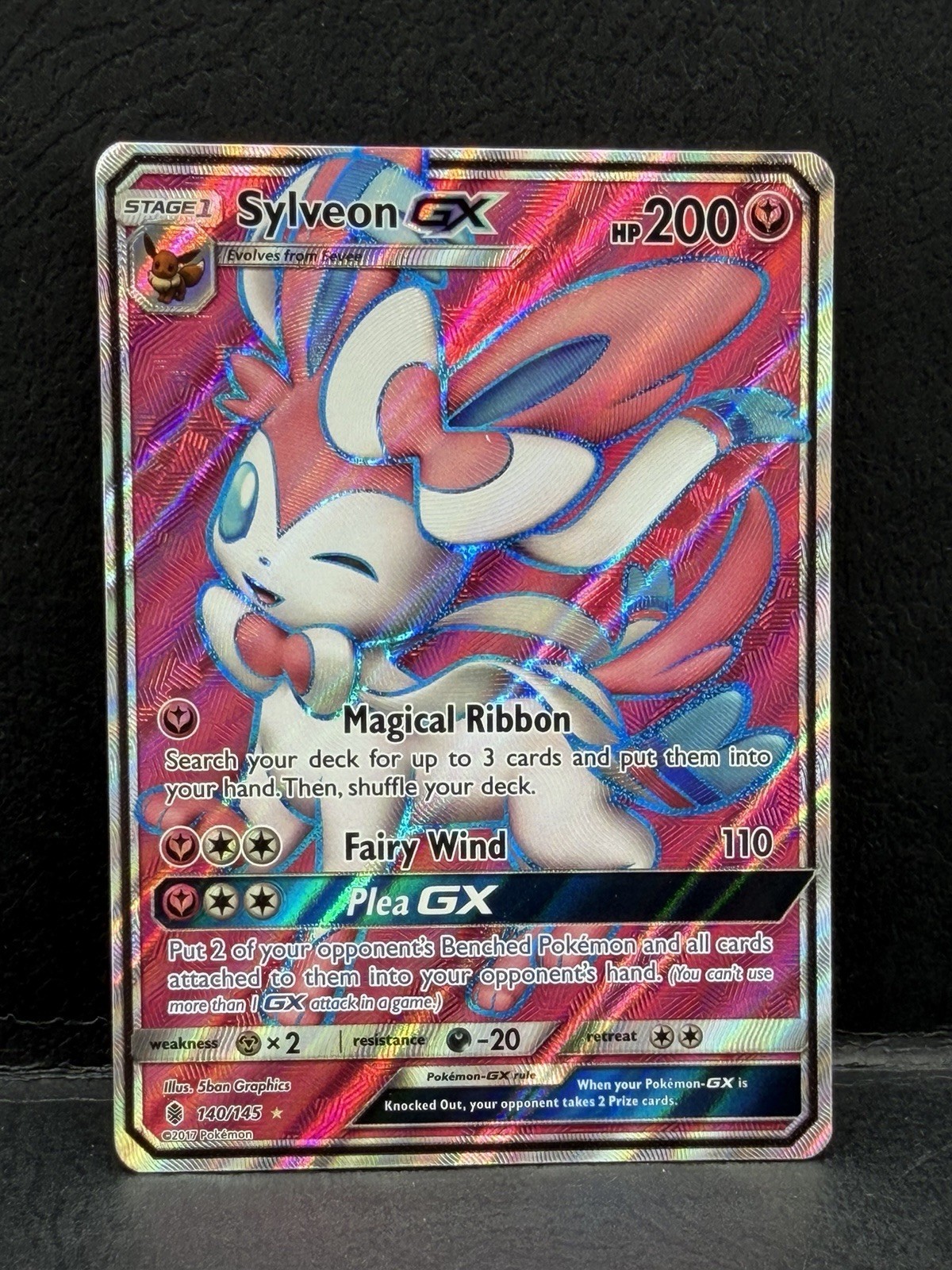 Sylveon GX 140/145 Full Art Guardians Rising - Pokemon TCG Card - View Images