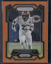 2023 Panini Prizm Darrick Forrest Jr Orange Prizm 176/249 #296 Commanders