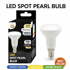 LED Spot Pearl Bulb R50 E14 Warm White 5W 40W Equivalent Energy Saving Light