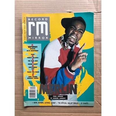 MERLIN RECORD MIRROR MAGAZINE SEPT 30 1989 - MERLIN COVER + FEATURE INSIDE + the