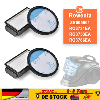 2/4set Filter Set für Rowenta RO3731EA,RO3753EA RO3786EA RO3798EA RO3718EA DHL