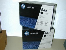Lot 2 HP 64A CC364A Black Toner Cartridge LaserJet P4014 P4015 Genuine HP