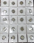 12 PIECE COLLECTOR LOT MIXED TYPE PRE-1965 SILVER DIMES! FULL SHEET! NR #G3234