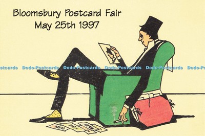 D247056 Bloomsbury Postkartenmesse 25. Mai 1997 Gedankenfabrik Ernest Naser Fra