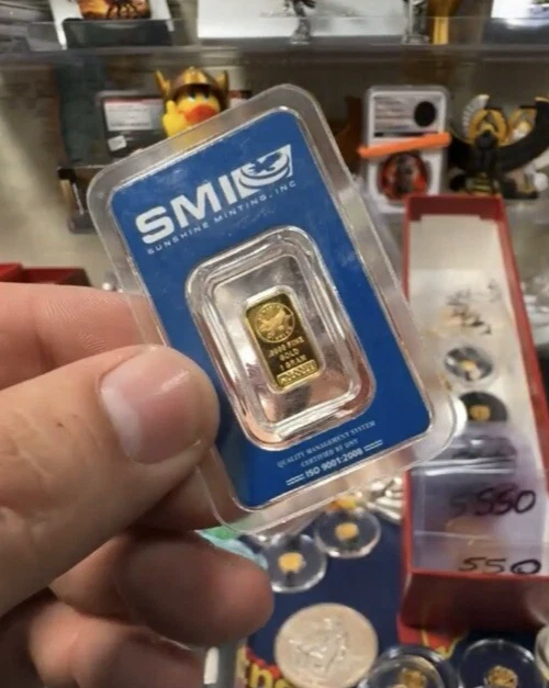 1 Gram Sunshine Mint Gold Bullion - Invest Fine Sealed Assay Card- Same Day Ship - Image 4 of 4