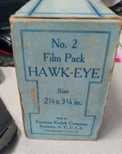 Antique Kodak Eastman No. 2 Film Pack Hawk-Eye 2 1/4 x 3 1/4 in.