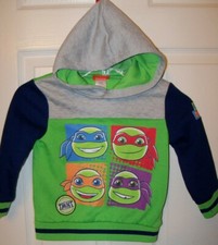 TMNT Teenage Mutant Ninja Turtle Hoodie Jacket Toddler Boys Size 2T NWT