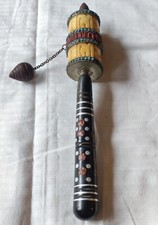 Ancien moulin à prières tibétain Bouddhisme Objet De Dévotion Ethnique 