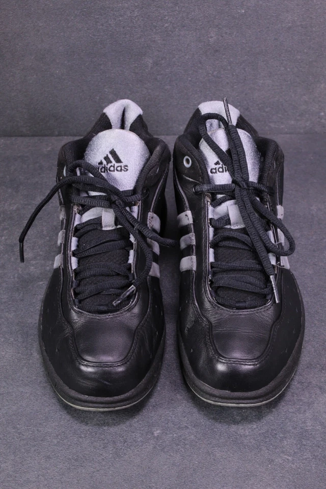 Adidas Adiprene Damen Sneaker Sportschuhe Gr. 39⅓  Leder schwarz Vintage SB1515 - Bild 4 von 4