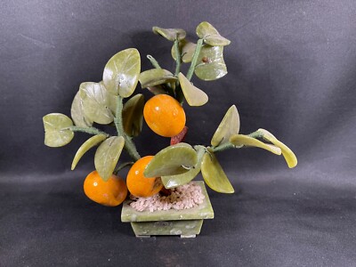 盆栽 piera Square Vintage Cascade Yixing Zisha Bonsai Pot & Orchid