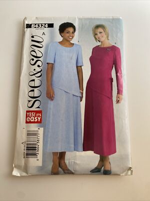 See & Sew B4324 Miss Top & Skirt Size Talle Sewing Pattern Uncut FF ab9