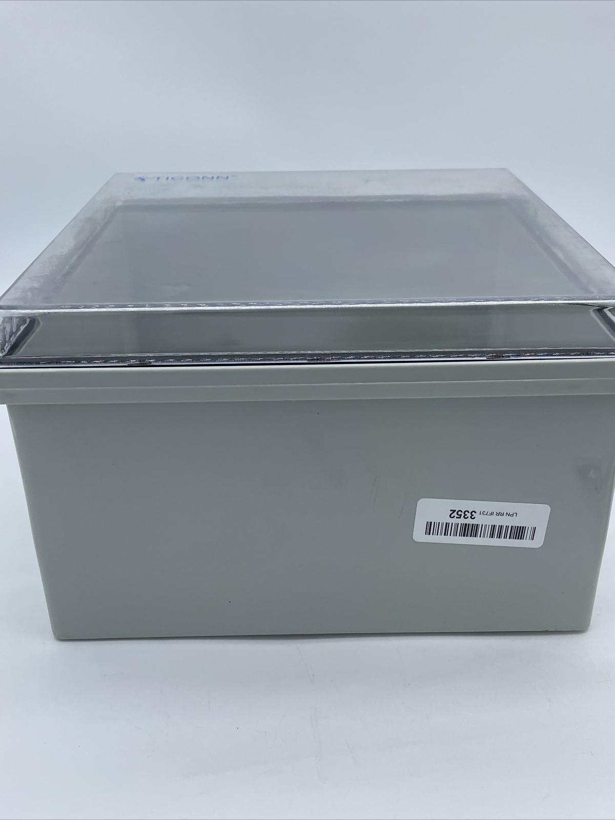 TICONN Waterproof Electrical Junction Box Enclosure Hinge Clear 11.8