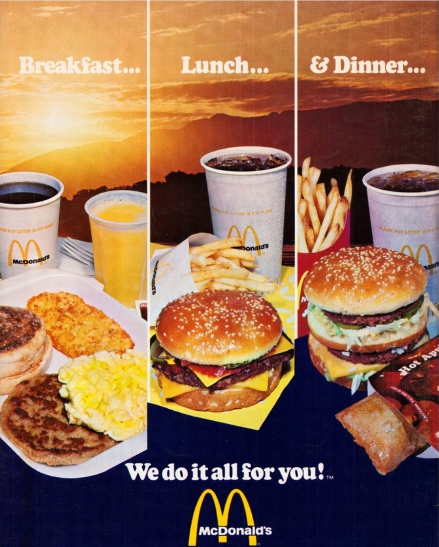 McDonald's Ad 1977 24 X 18 Inch POSTER Wall Art | eBay