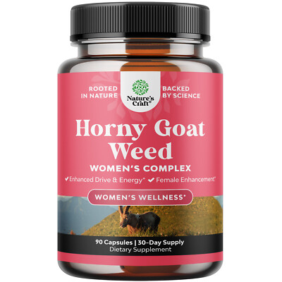 Horny Goat Weed for Women Complex - Invigorating Female Support Blend 90ct