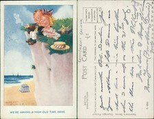 Albert Carnell A4886 Valentine Series High Old Time Here 