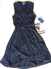 New Simply Vera Vera Wang Women's Indigo Touch High Low Sheath Dress Size XS