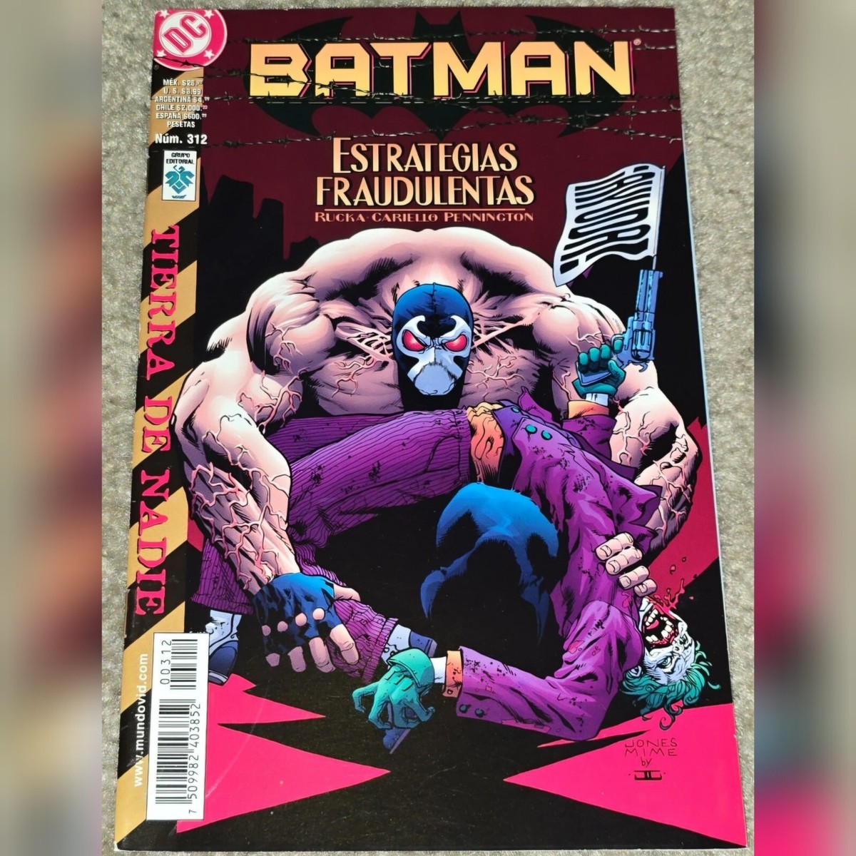 Rare HTF Detective Comics 740 MX 312 Bane Breaks Joker Back 2000