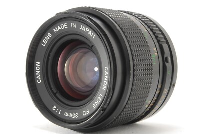 NEAR MINT】CANON NEW FD NFD 35mm F/2 MF Wide Angle Lens For FD