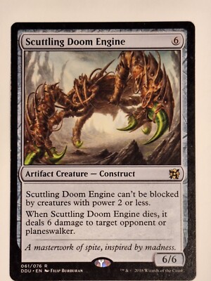 Scuttling Doom Engine - Duel Decks: Elves vs Inve - Magic the Gathering MTG Nice