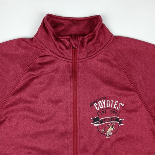 Arizona Coyotes Zip Up Sweatshirt NHL Hockey Women's Size 12/14 Large - Picture 3 of 9
