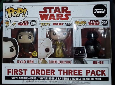Star Wars First Order Three Pack Funko Pop Vinyl Figur Set Costco Exclusive Neu