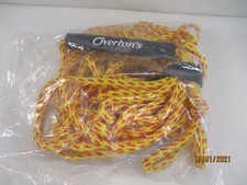 OVERTONS HEAVY DUTY 2-PERSON TUBE TOW ROPE YELLOW  RED 109541 SPORTING