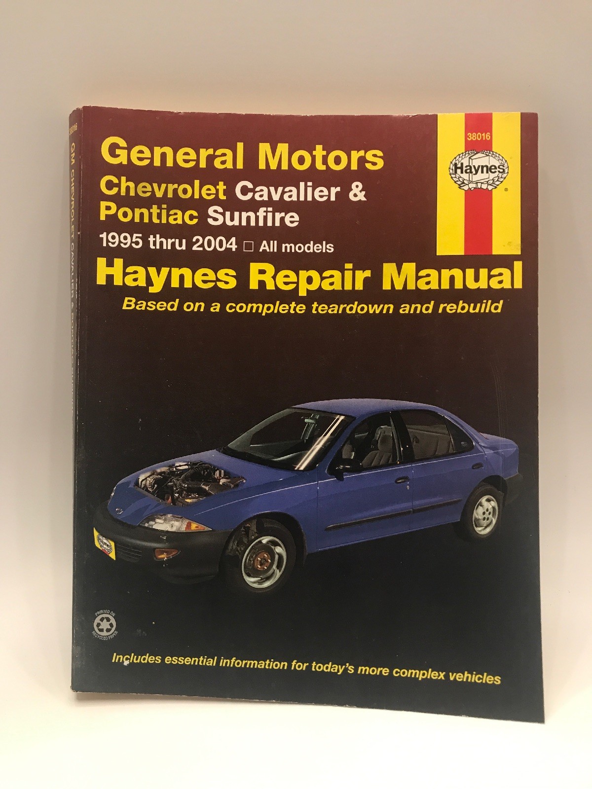 Haynes Repair Manual: General Motors Chevrolet Cavalier and Pontiac Sunfire  : 1995 thru 2004 by John H. Haynes (2005, Paperback, New Edition) for sale  ...