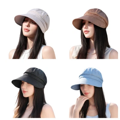 Large Bord Chapeau de Soleil Protection UV Randonnée Pêche Chapeaux - Photo 1/4