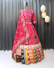 LENGHA WEAR BOLLYWOOD INDIAN WEDDING PARTY NEW DESIGNER LEHENGA CHOLI PAKISTANI