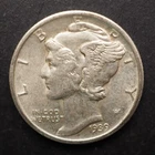 1939  ** D** MERCURY HEAD SILVER DIME ***NICE COIN!*** - FREE SHIPPING! M4021