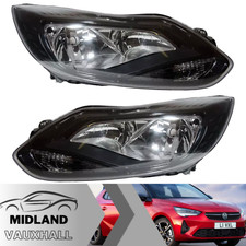 Headlights MK3 Ford Focus ST Pair Of Headlamps 2011 2012 2013 2014 2015