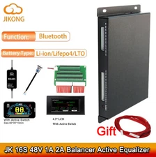 JK 16S 48V 1A 2A Balancer Active Equalizer for Li-ion LiFePo4 Battery Pack lot。