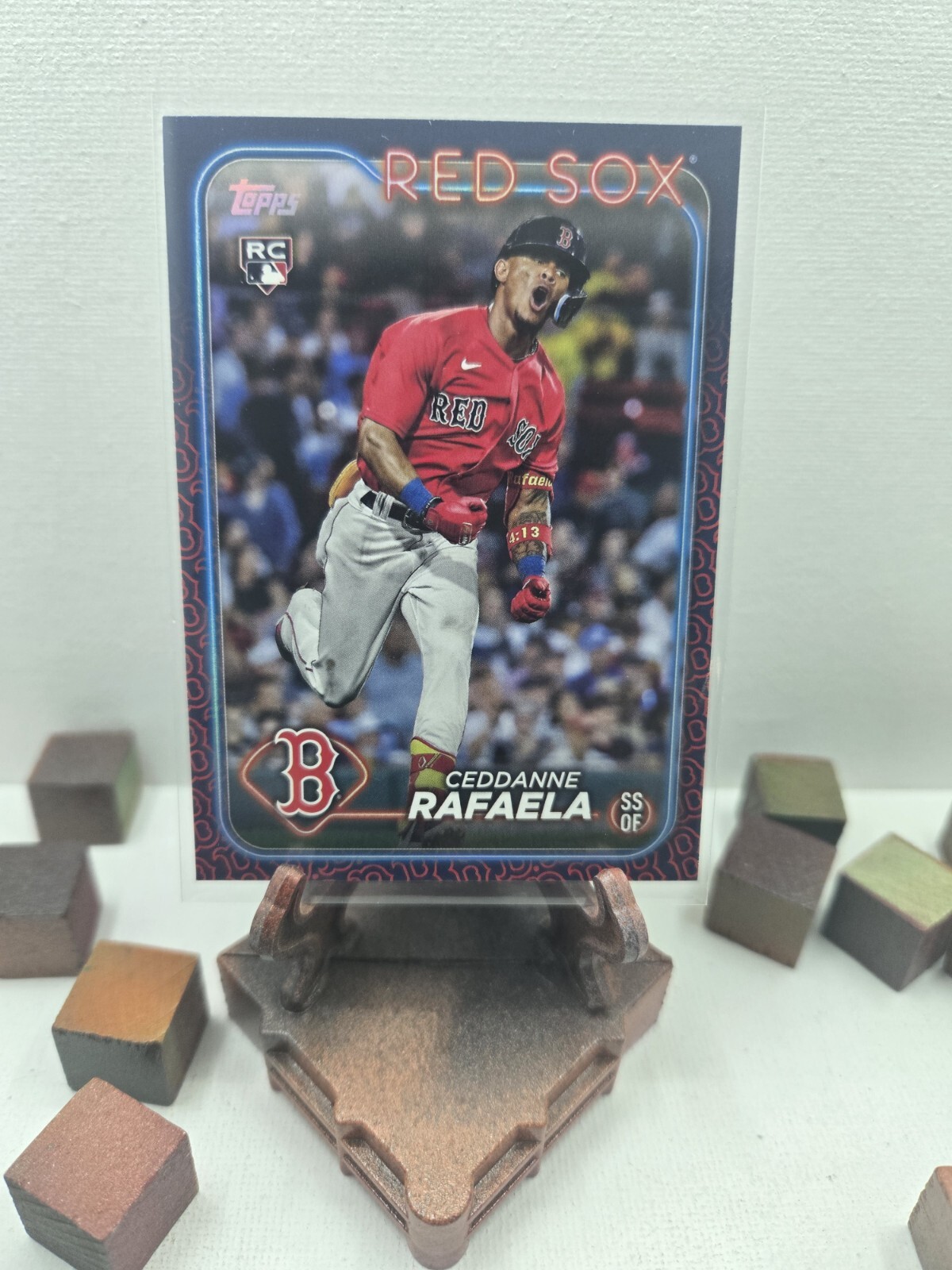 2024 Topps Series 1 Team Color Border - Ceddanne Rafaela RC #313