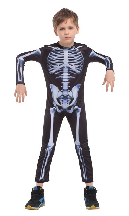 Niños Esqueleto Halloween Disfraces Niñas Niños Juego de Rol Juegos con disfraces Mono