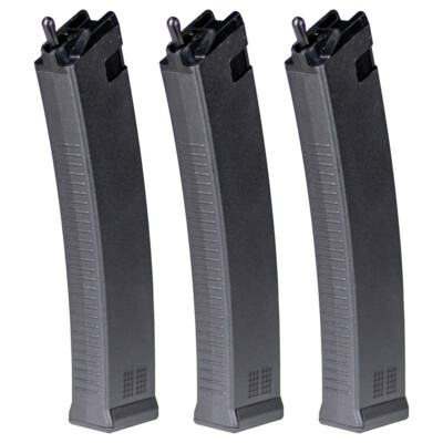 KWA QRF Mod.1 80 BB AEG Airsoft SMG Rifle Mid-Cap Magazine 3 Pack 197-09041