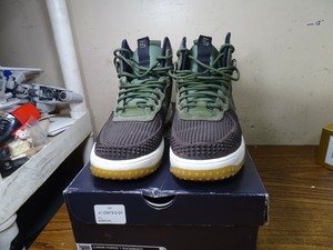 nike lunar force 1 duckboot olive green