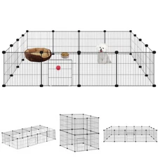 Portable Pet Playpen Puppy Dog Fences Gate Home Indoor Outdoor Fence Exercise