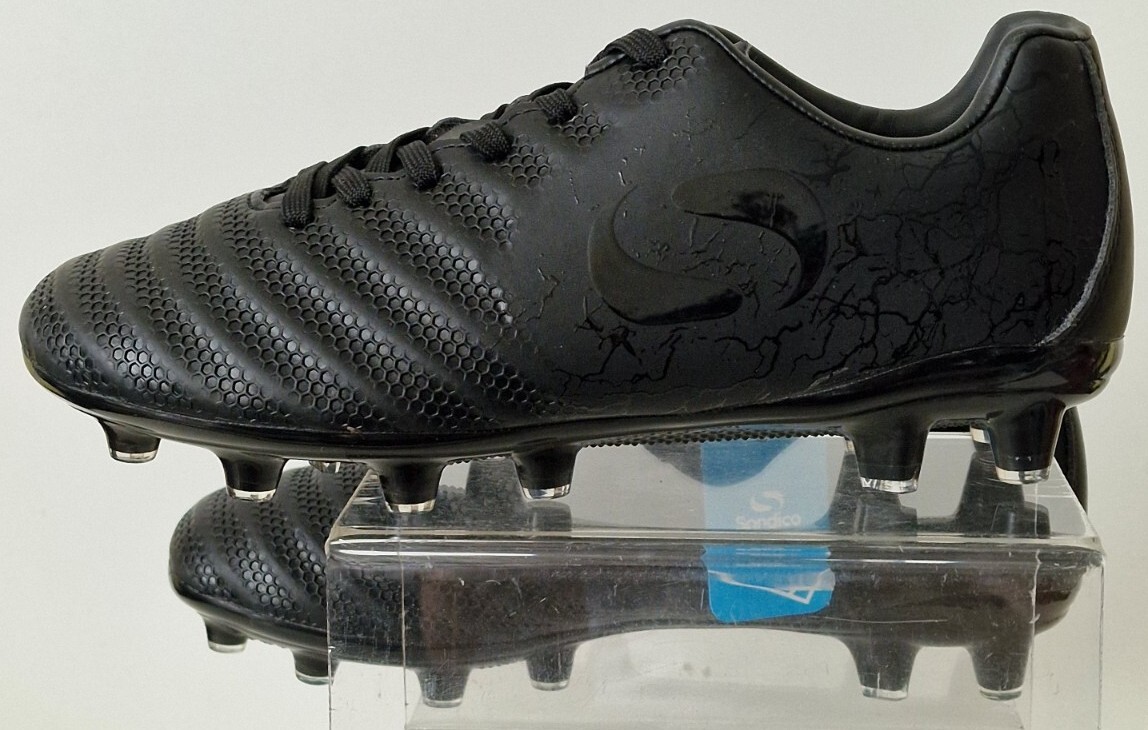 SONDICO Lightning JUNIOR FG Firm Ground Football Boots BLACK UK 3  EU 35.5 NEW image 6