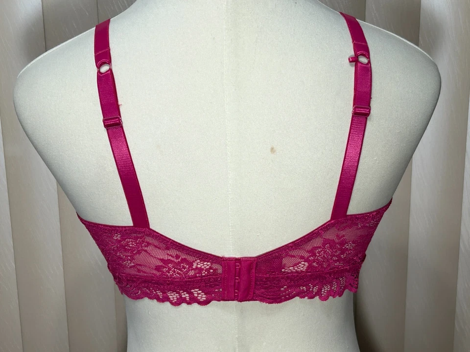 Sujetador Camiseta Bali Inalámbrico M L XL XXL Confort Flex Bralette J Gancho Berry DF6591 Foto 4 de 4