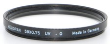 Heliopan 58 X 0.75 -0 Filtro UV Protezione UV Filtro Obiettivo ZT. Buono