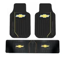 New 3pcs Chevy Elite Style Car Truck Front Back Runner Rubber Floor Mats