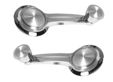 Chrome Inside Window Crank Handle Set 1965-1966 Gto 442 Chevelle Grand Prix