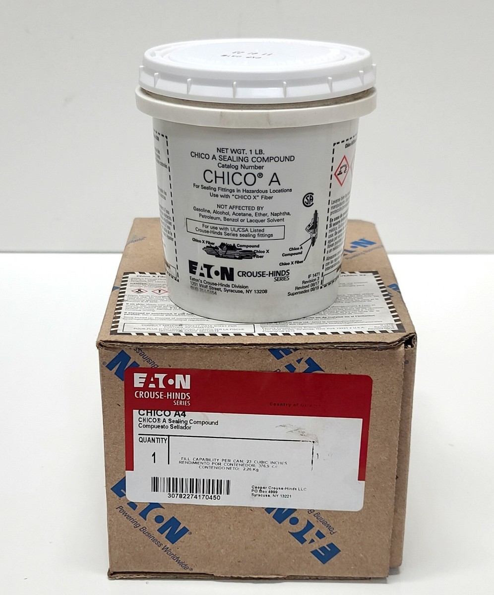 【chico】 EATON Crouse-Hinds CHICO A4 Sealing Compound 1 LB & 1 Oz Of