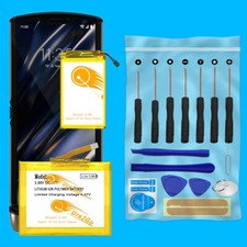 1365mAh Main  1385mAh Sub Large Power Battery Tool For Motorola razr 4G 2019 