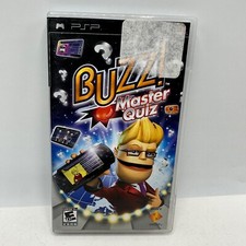 Buzz Master Quiz Sony PSP 2008 Complete With Manual