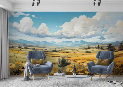 3D Nature Landscape Oil Painting Self-adhesive Removable Wallpaper Murals 195
